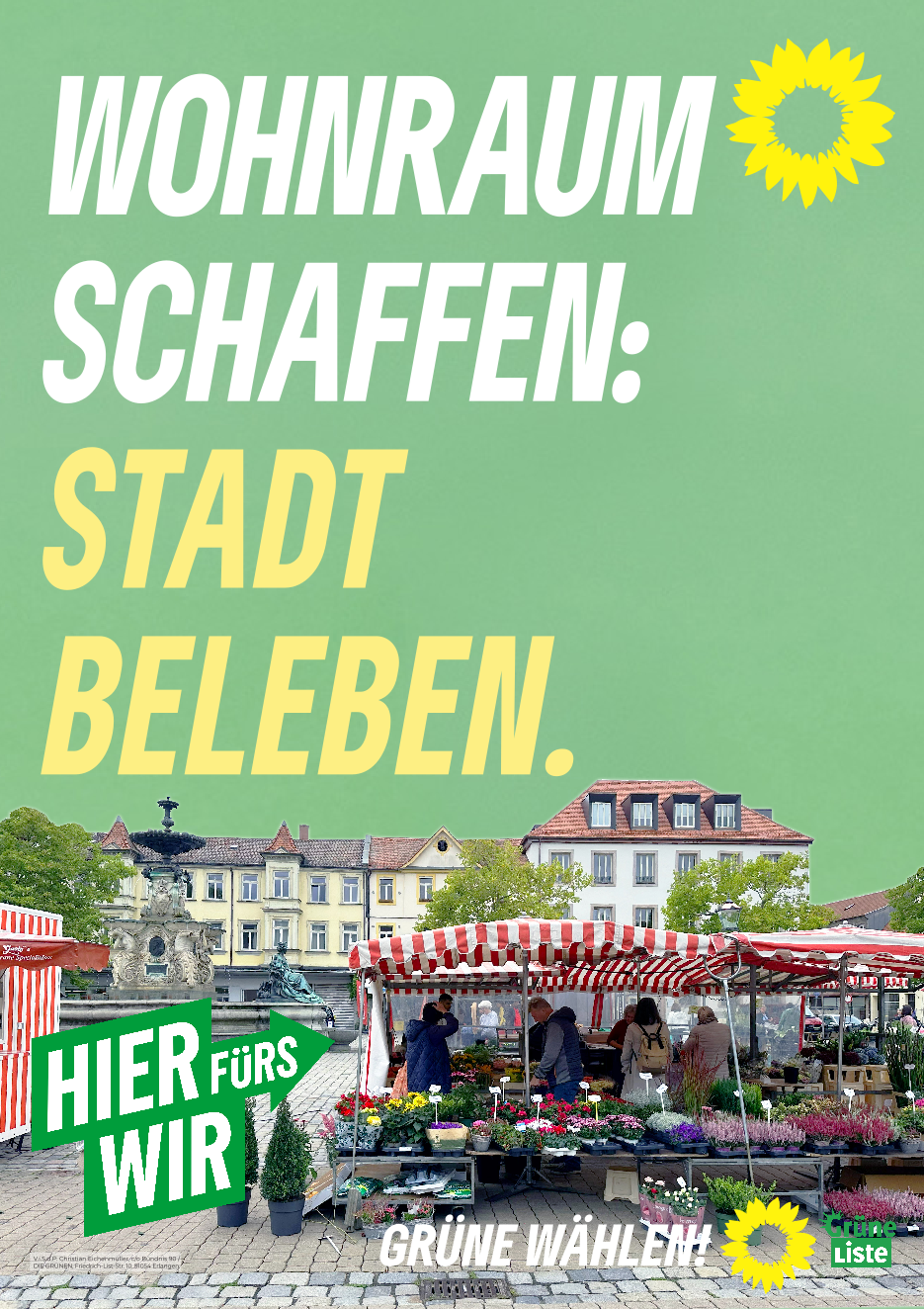 Wahlplakat Innenstadt